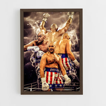 tyson-fury-10 cadre Bois foncé
