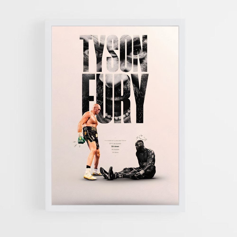 tyson-fury-4 cadre Blanc