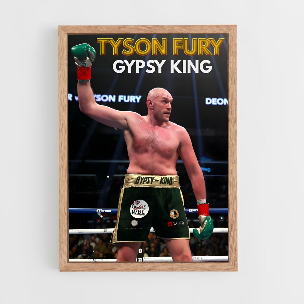 tyson-fury-5 cadre Bois clair