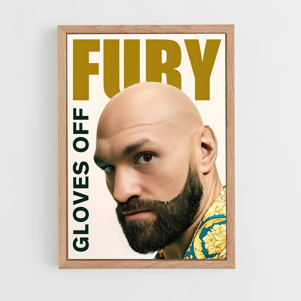 tyson-fury-9 cadre Bois clair