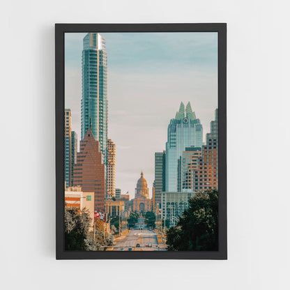 Póster Edificio Estados Unidos