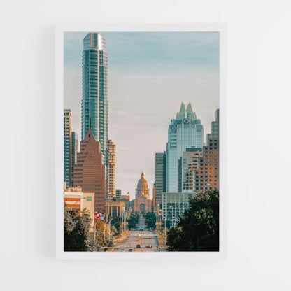 Póster Edificio Estados Unidos