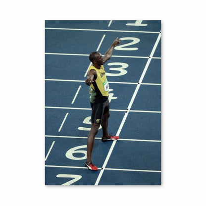 Cartel Usain Bolt Campeón