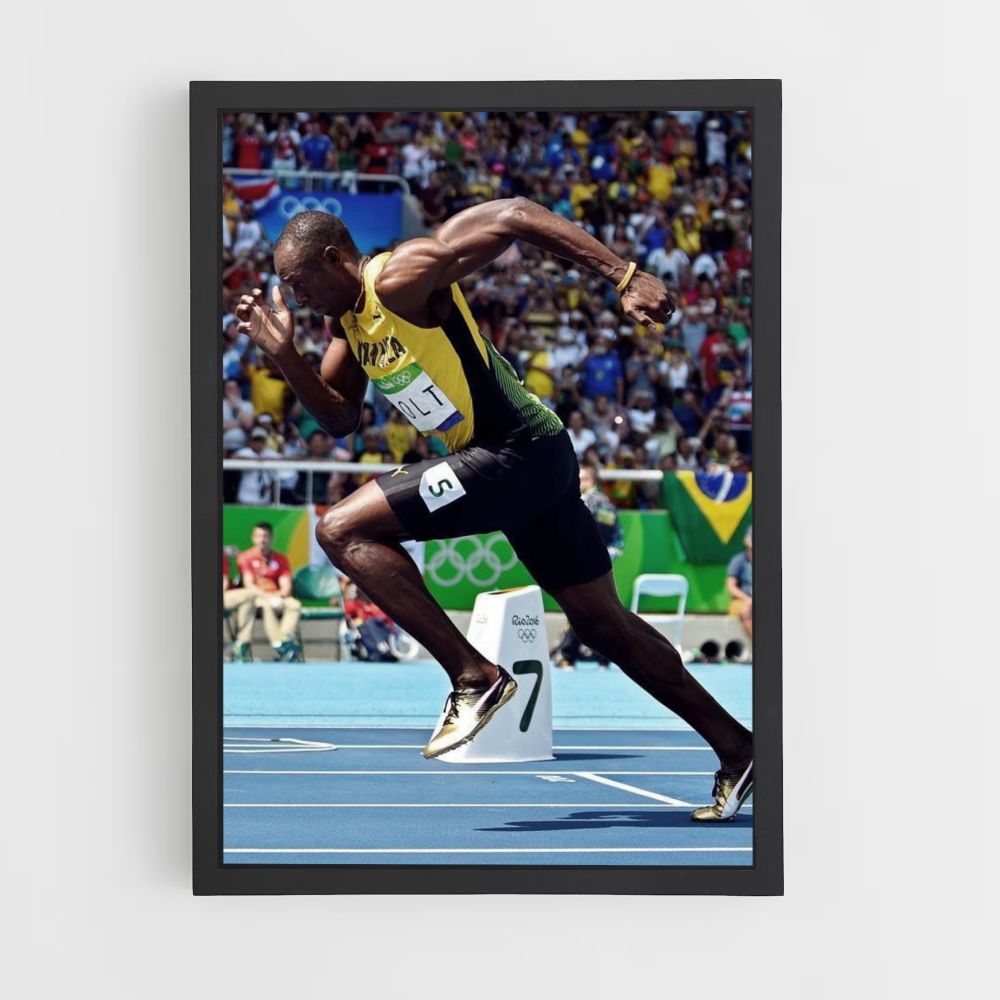 Cartel Usain Bolt Sprint