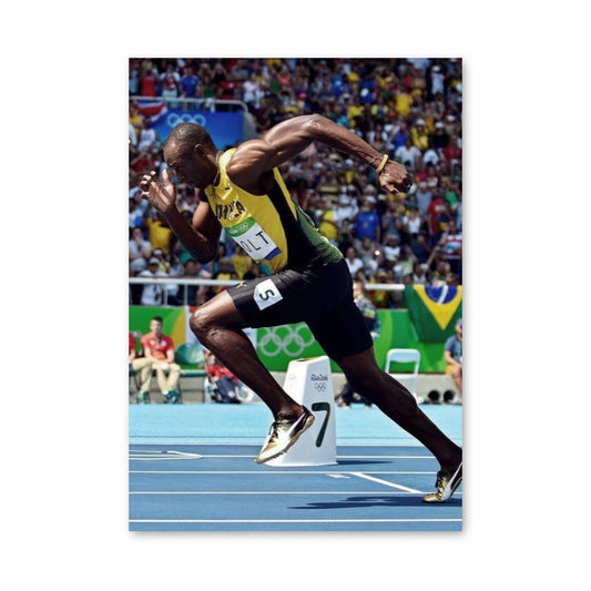 Cartel Usain Bolt Sprint