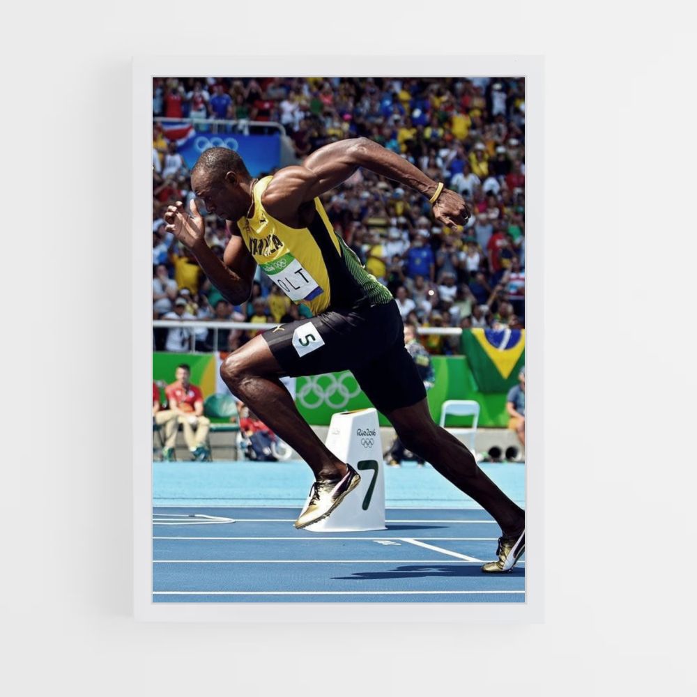 Cartel Usain Bolt Sprint