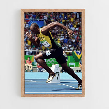 Cartel Usain Bolt Sprint