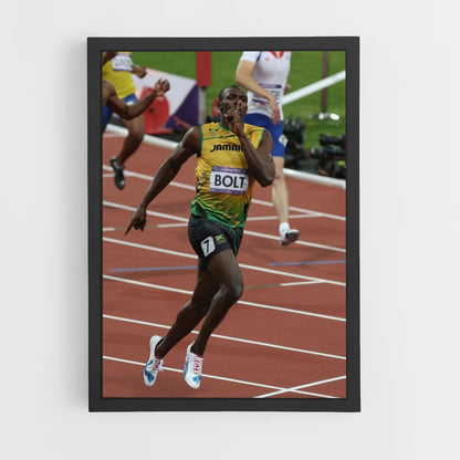 Cartel Carrera Usain Bolt