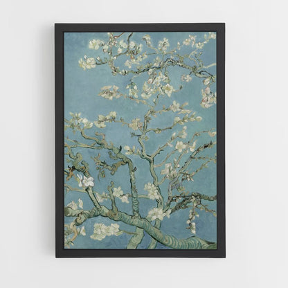 Póster Almendro en flor