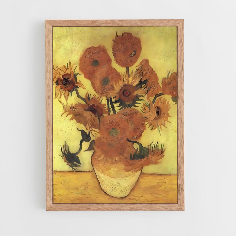 van-gogh-5 cadre Bois clair