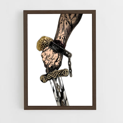 vinland-saga-6 cadre Bois foncé