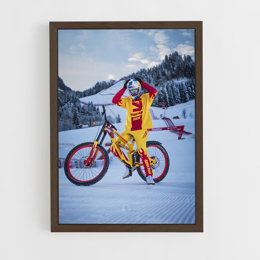 vtt-13 cadre Bois foncé