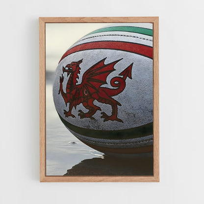 wales-rugby-2 cadre Bois clair