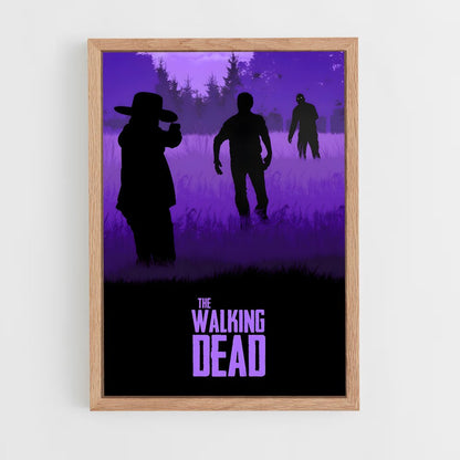 walking-dead-12 cadre Bois clair