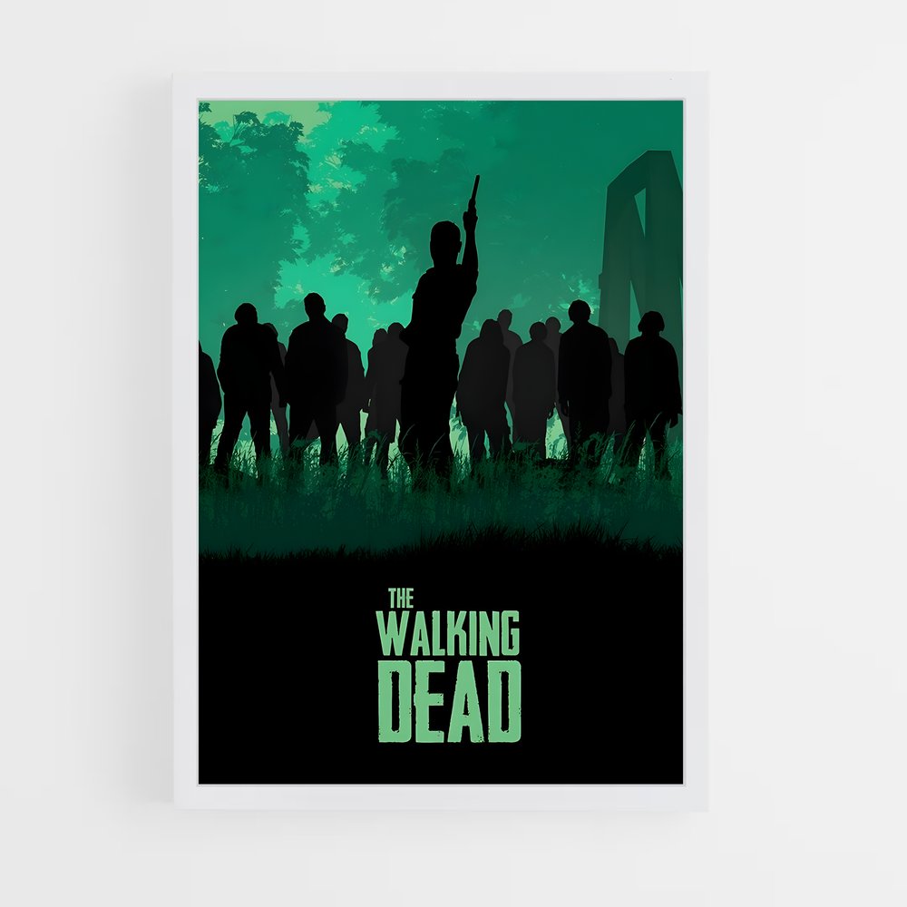walking-dead-13 cadre Blanc