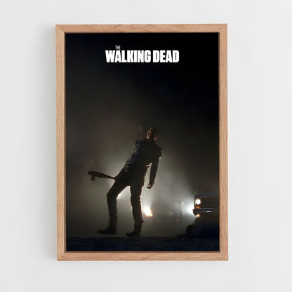 walking-dead-17 cadre Bois clair