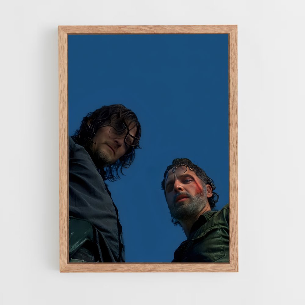 walking-dead-18 cadre Bois clair