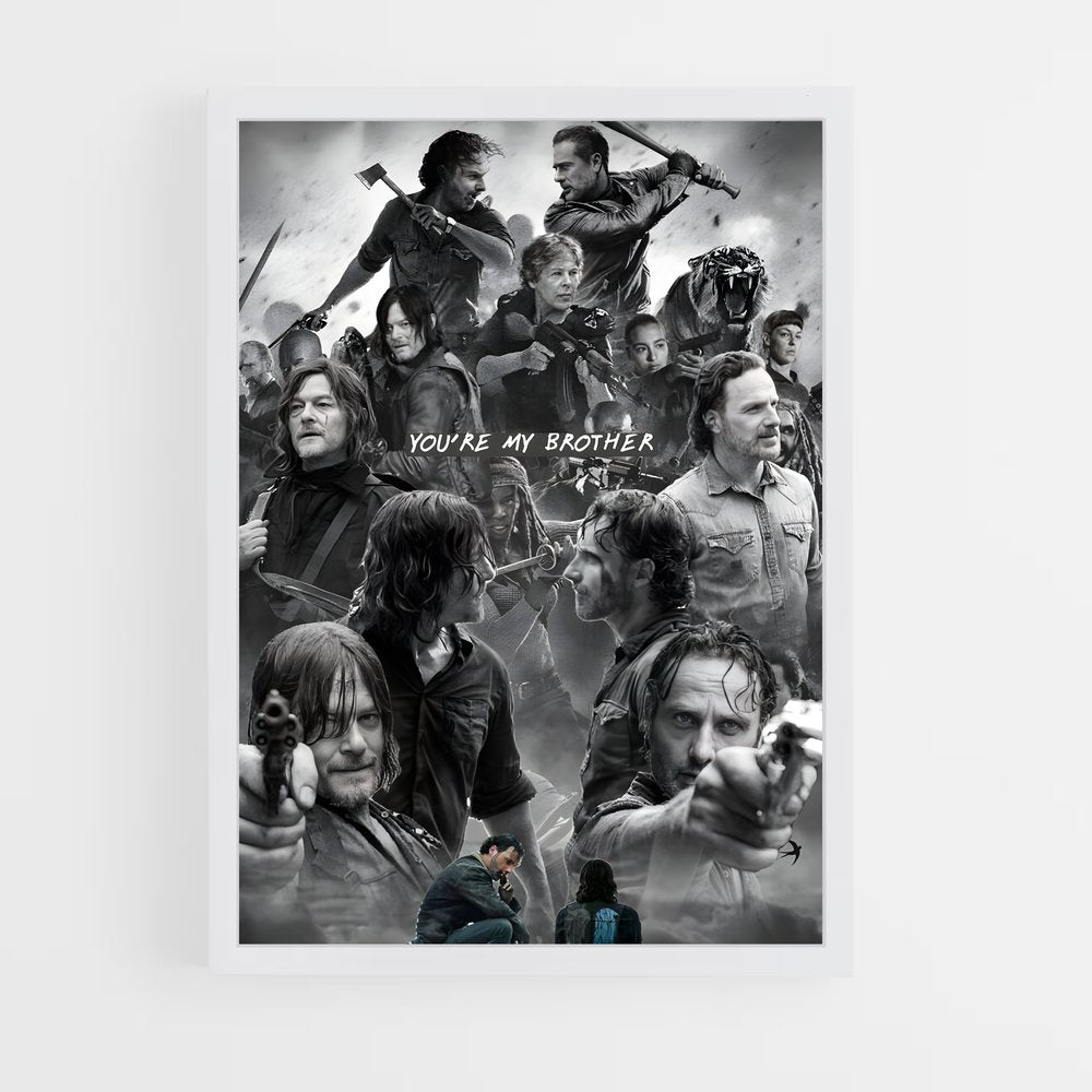 walking-dead-19 cadre Blanc