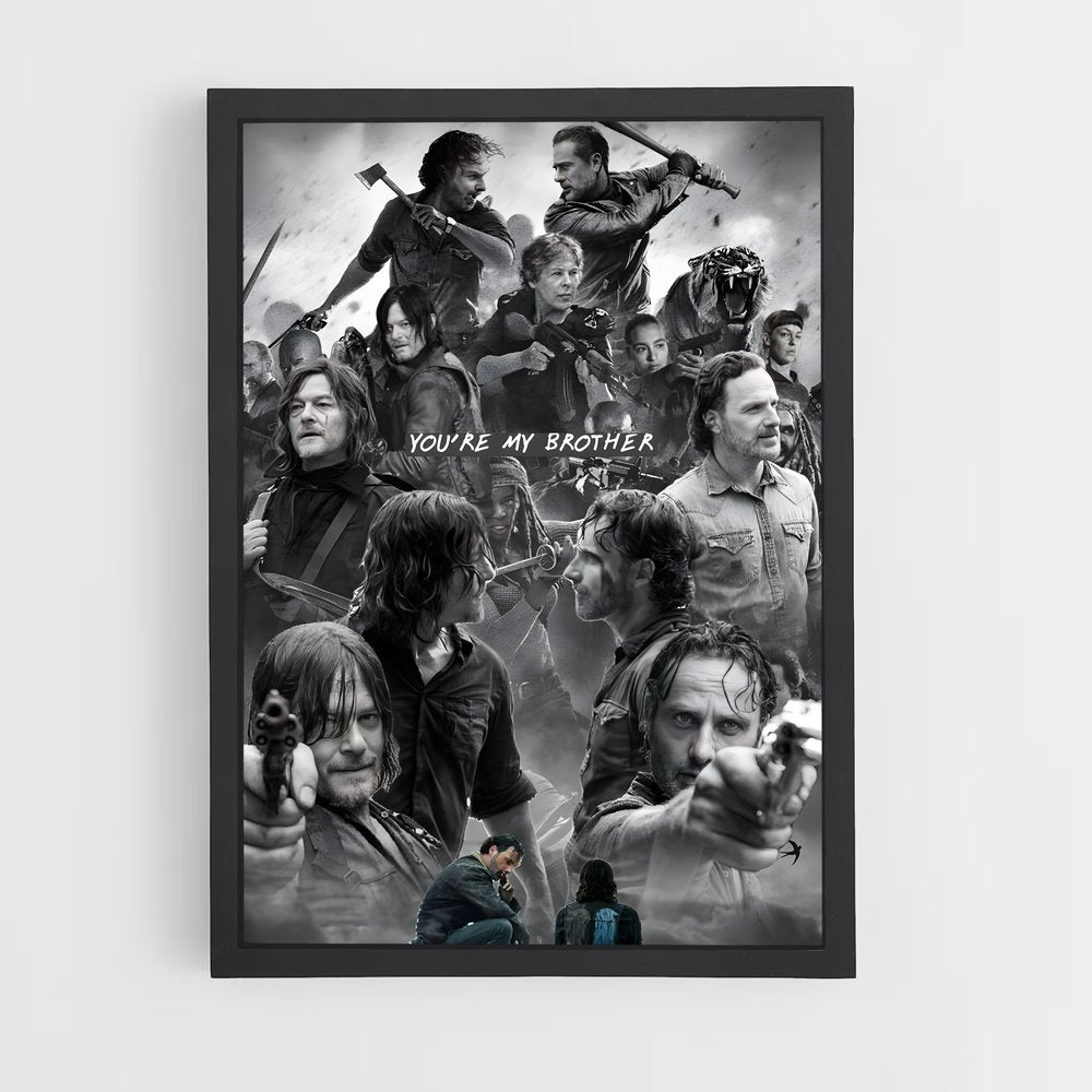 walking-dead-19 cadre Noir
