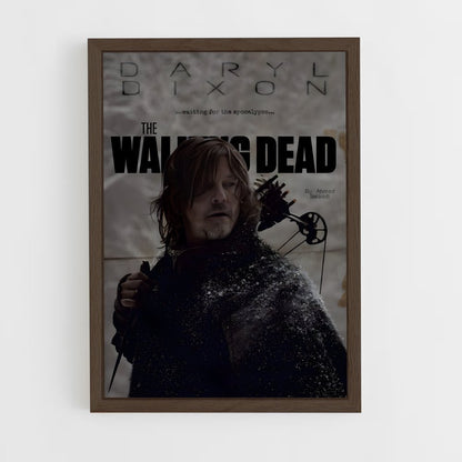 walking-dead-20 cadre Bois foncé