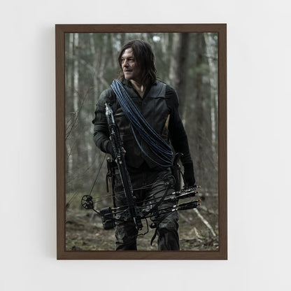 walking-dead-3 cadre Bois foncé