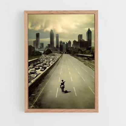 walking-dead-6 cadre Bois clair