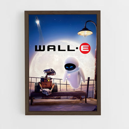 walle-9 cadre Bois foncé