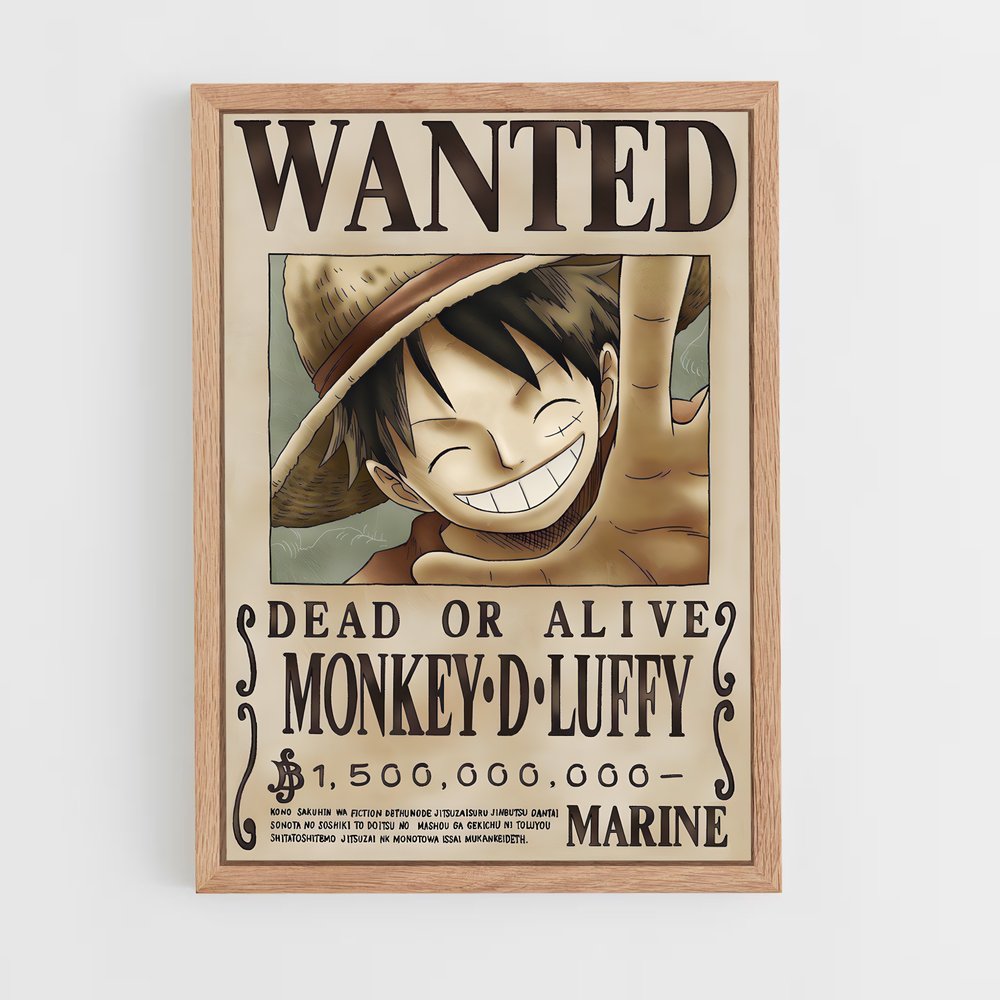 wanted-one-piece-2 cadre Bois clair