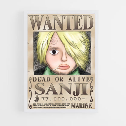 wanted-one-piece-5 cadre Blanc