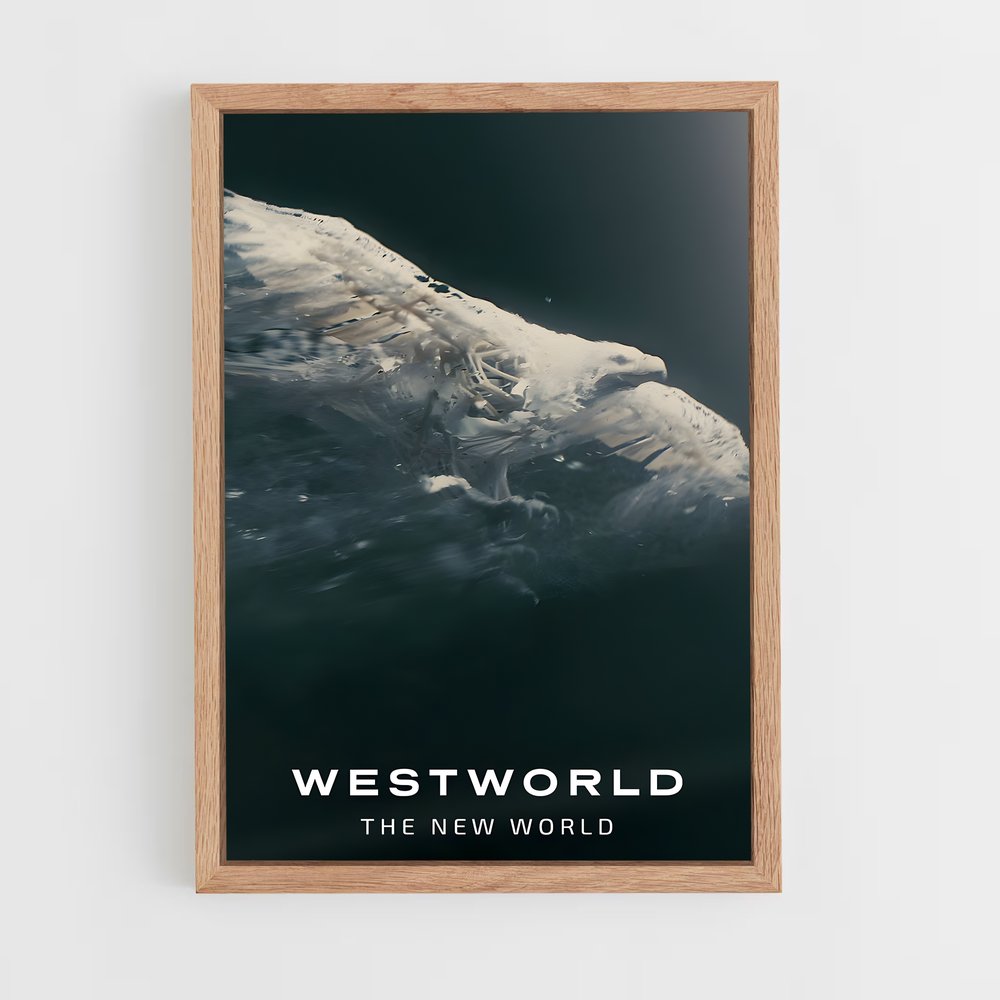 westworld-8 cadre Bois clair