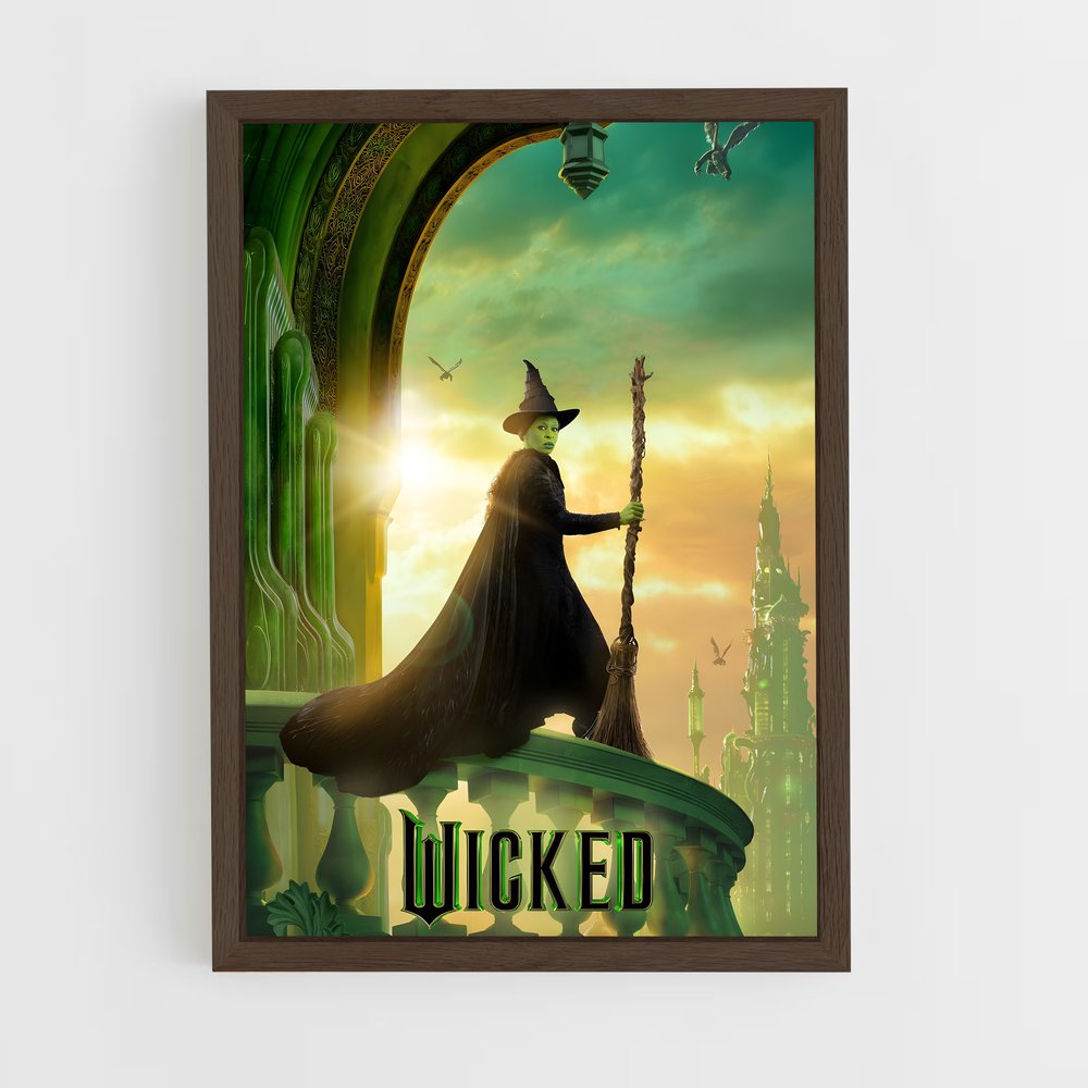 wicked-10 cadre Bois foncé