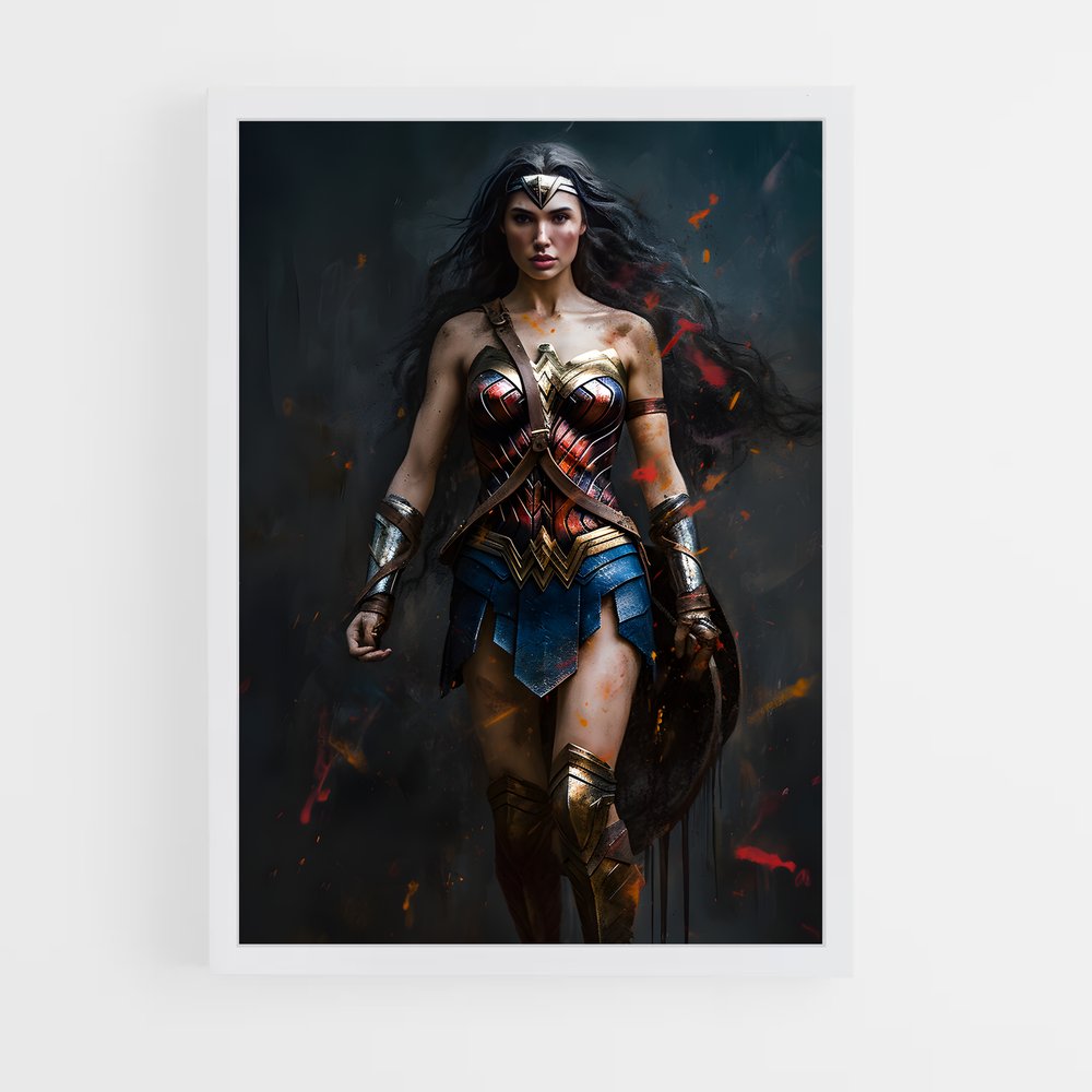wonder-woman-3 cadre Blanc