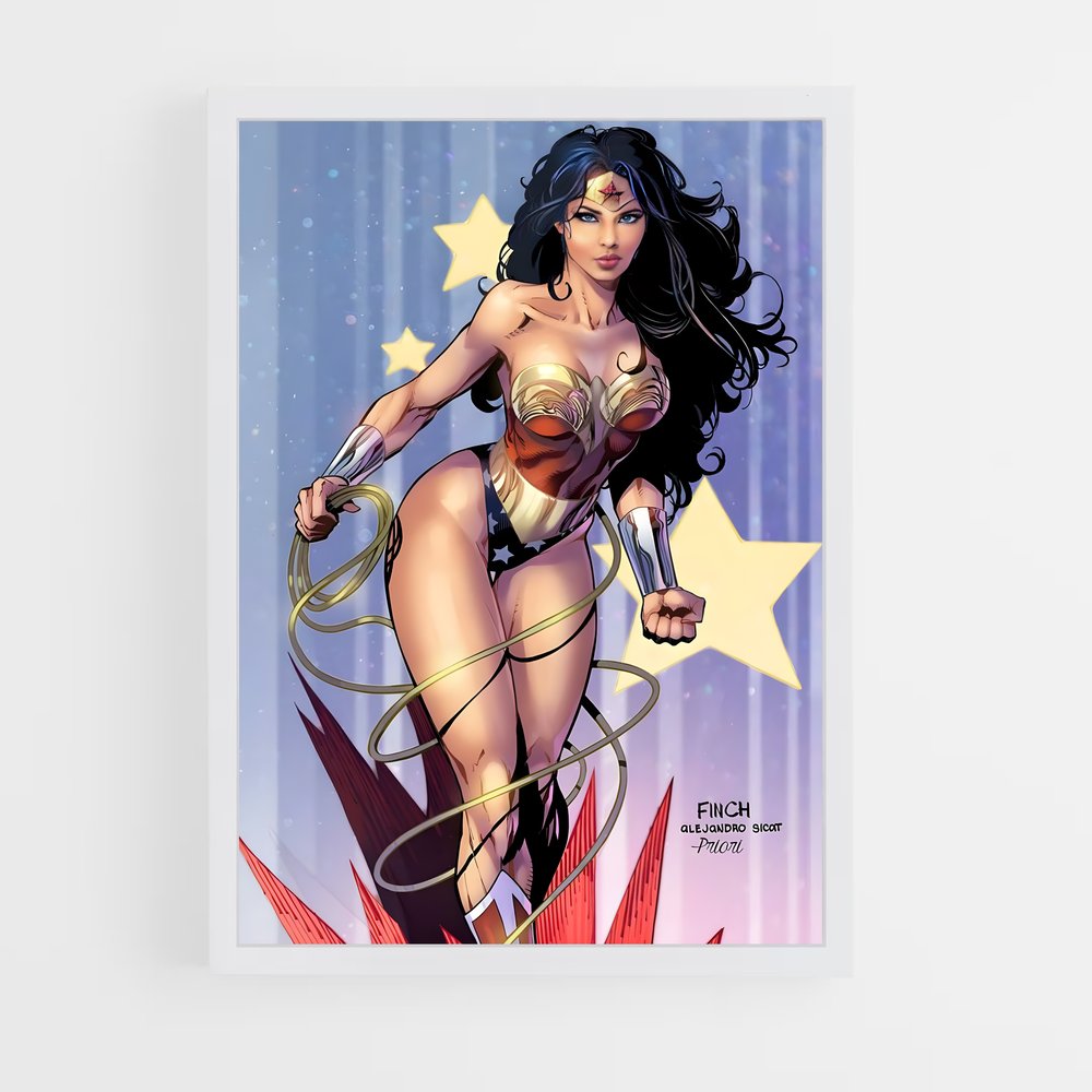 wonder-woman-6 cadre Blanc