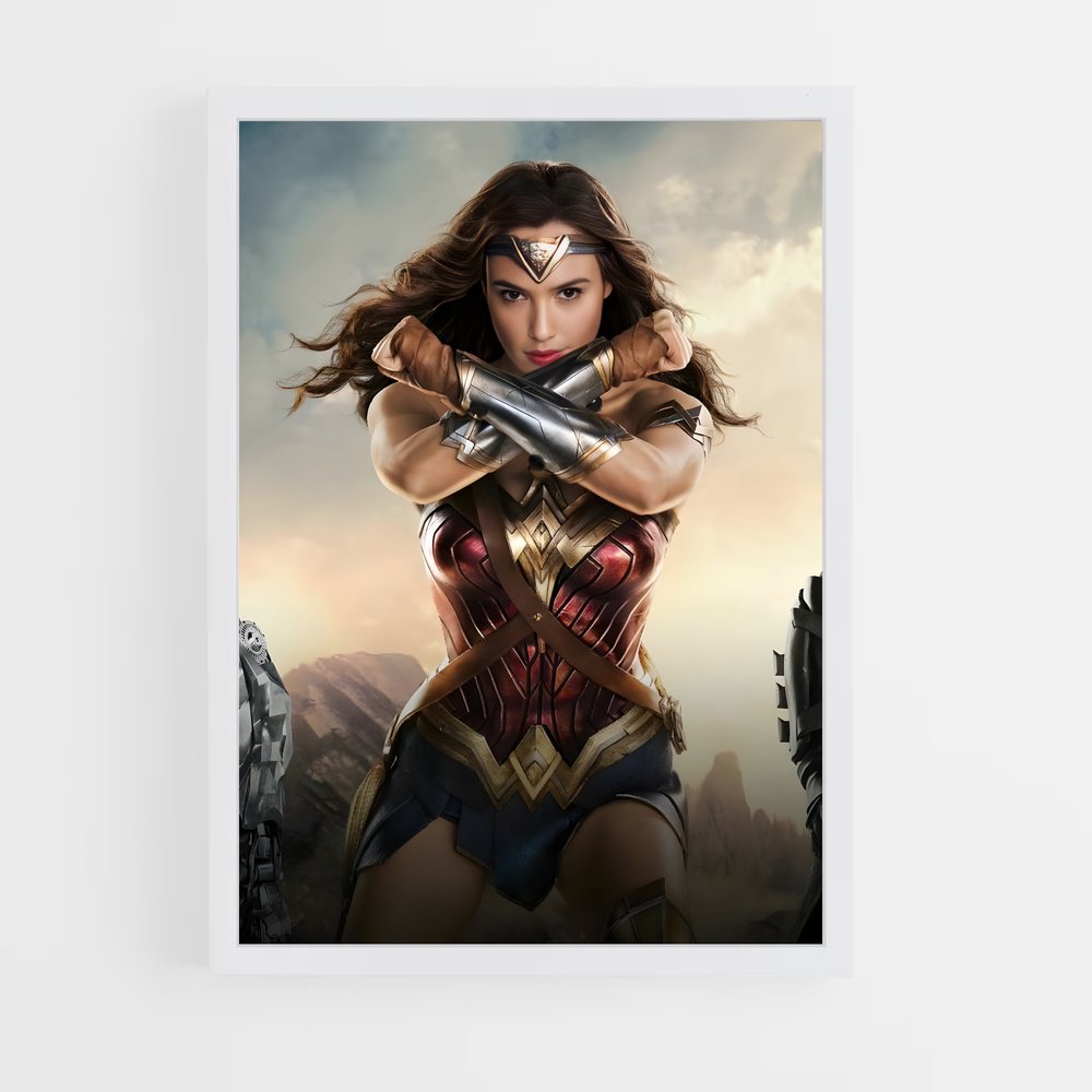 wonder-woman-8 cadre Blanc