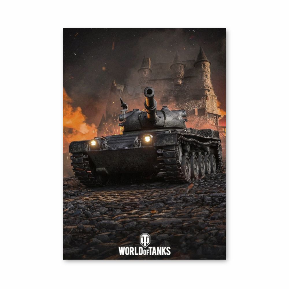 Fuego del tanque Póster