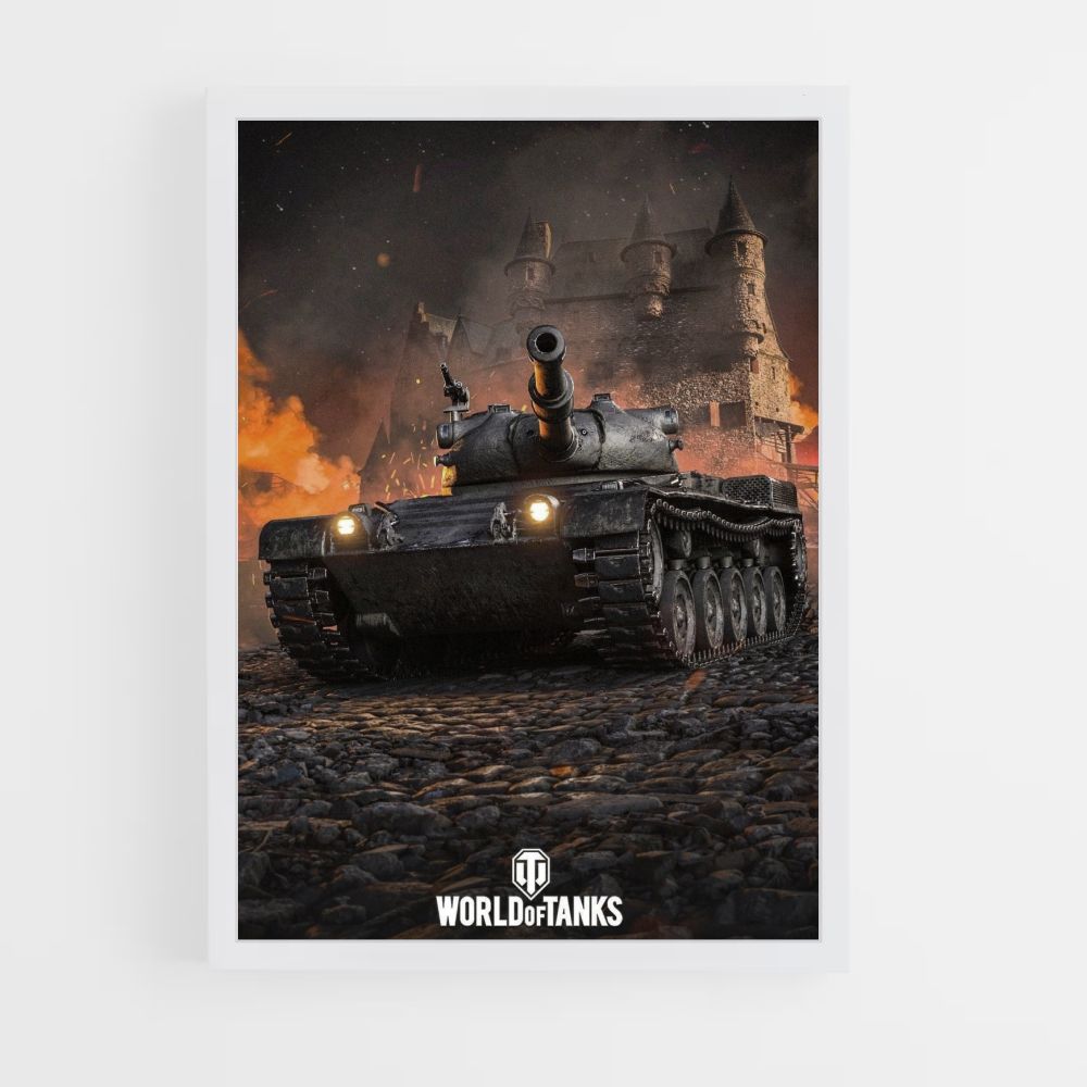 Fuego del tanque Póster