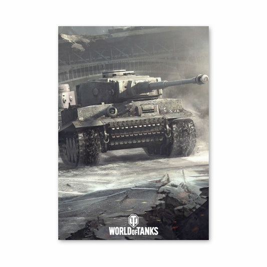 Póster World of Tanks Gris