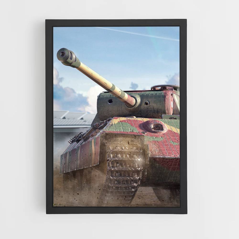 Póster World of Tanks Camo Rosa