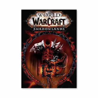 Póster World of Warcraft Tierras Sombrías