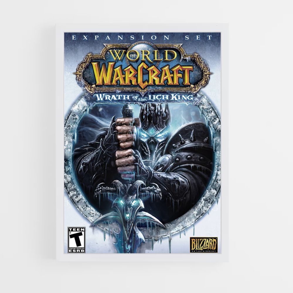 Póster World of Warcraft La Ira del Rey Exánime