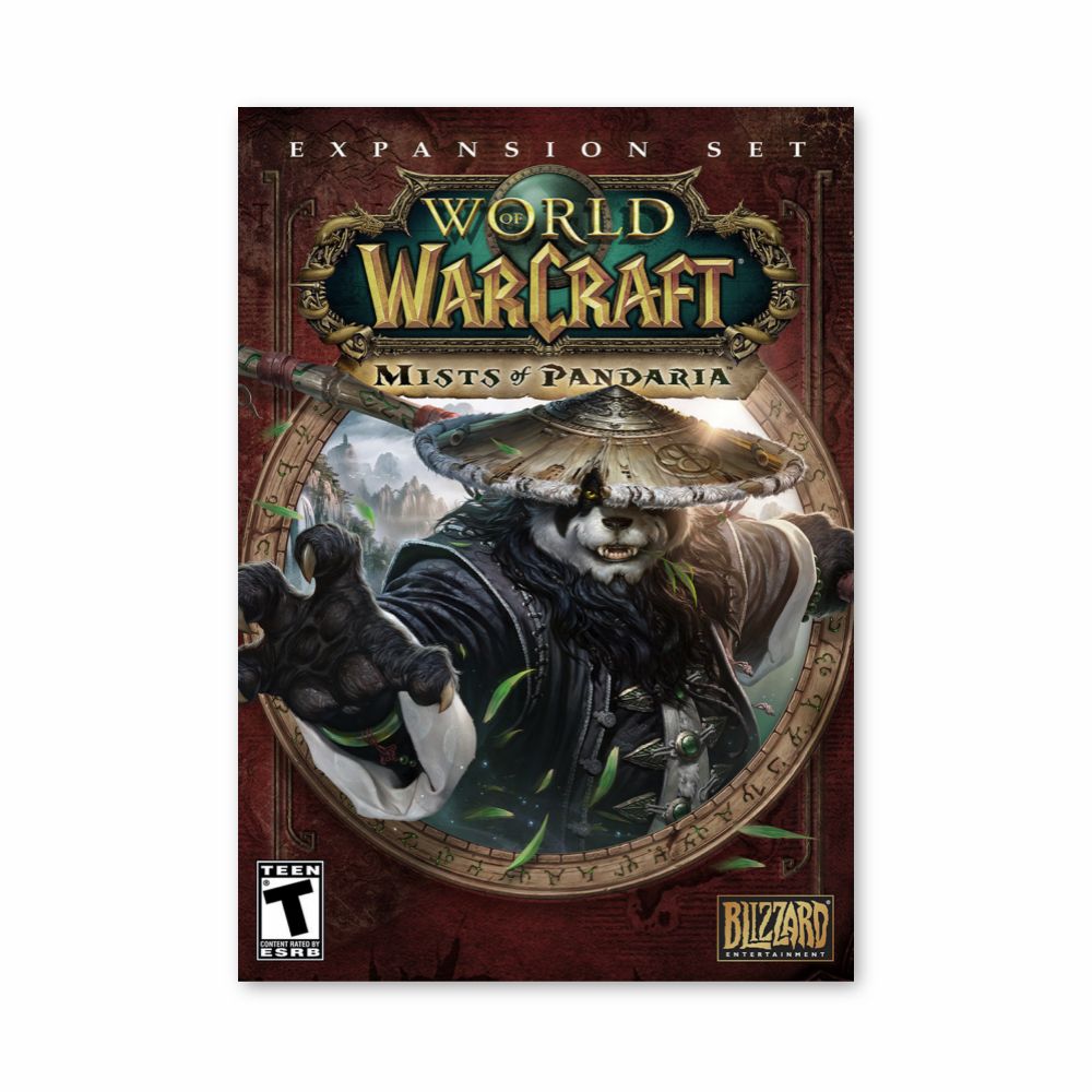 Póster World of Warcraft Mists of Pandaria