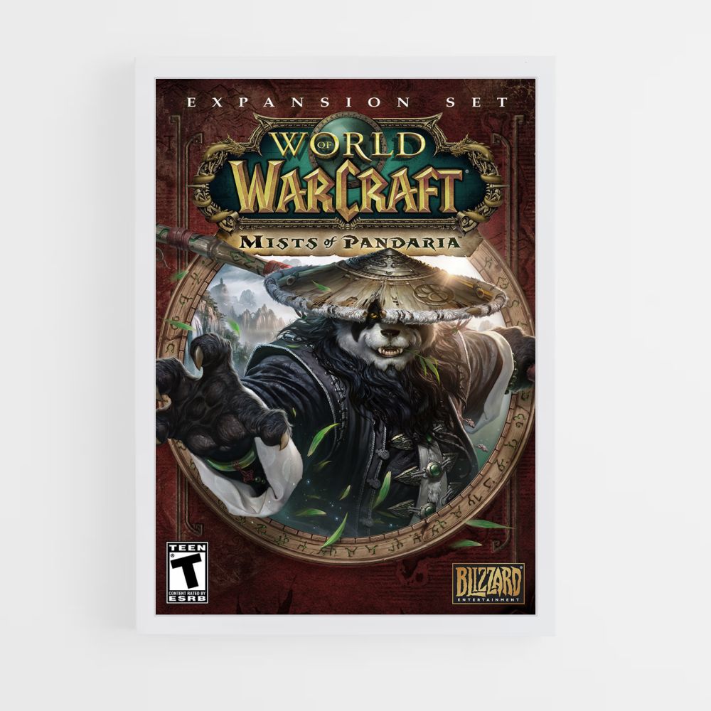 Póster World of Warcraft Mists of Pandaria