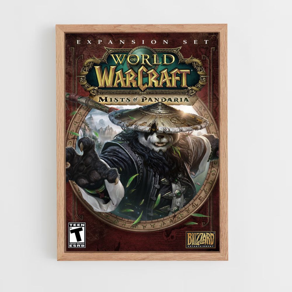 Póster World of Warcraft Mists of Pandaria