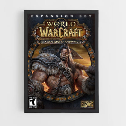 Póster World of Warcraft Señores de la Guerra de Draenor