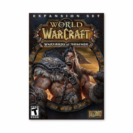 Póster World of Warcraft Señores de la Guerra de Draenor