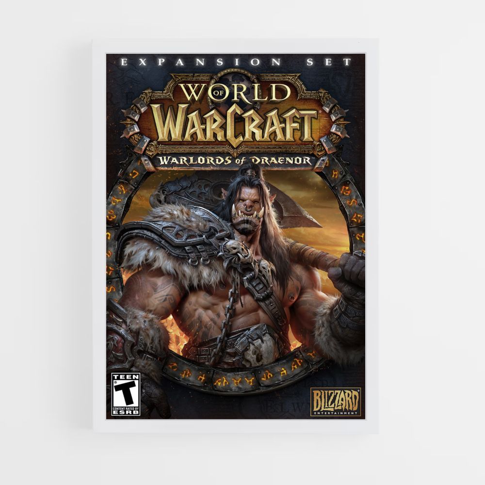 Póster World of Warcraft Señores de la Guerra de Draenor