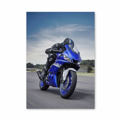 Póster Yamaha Azul