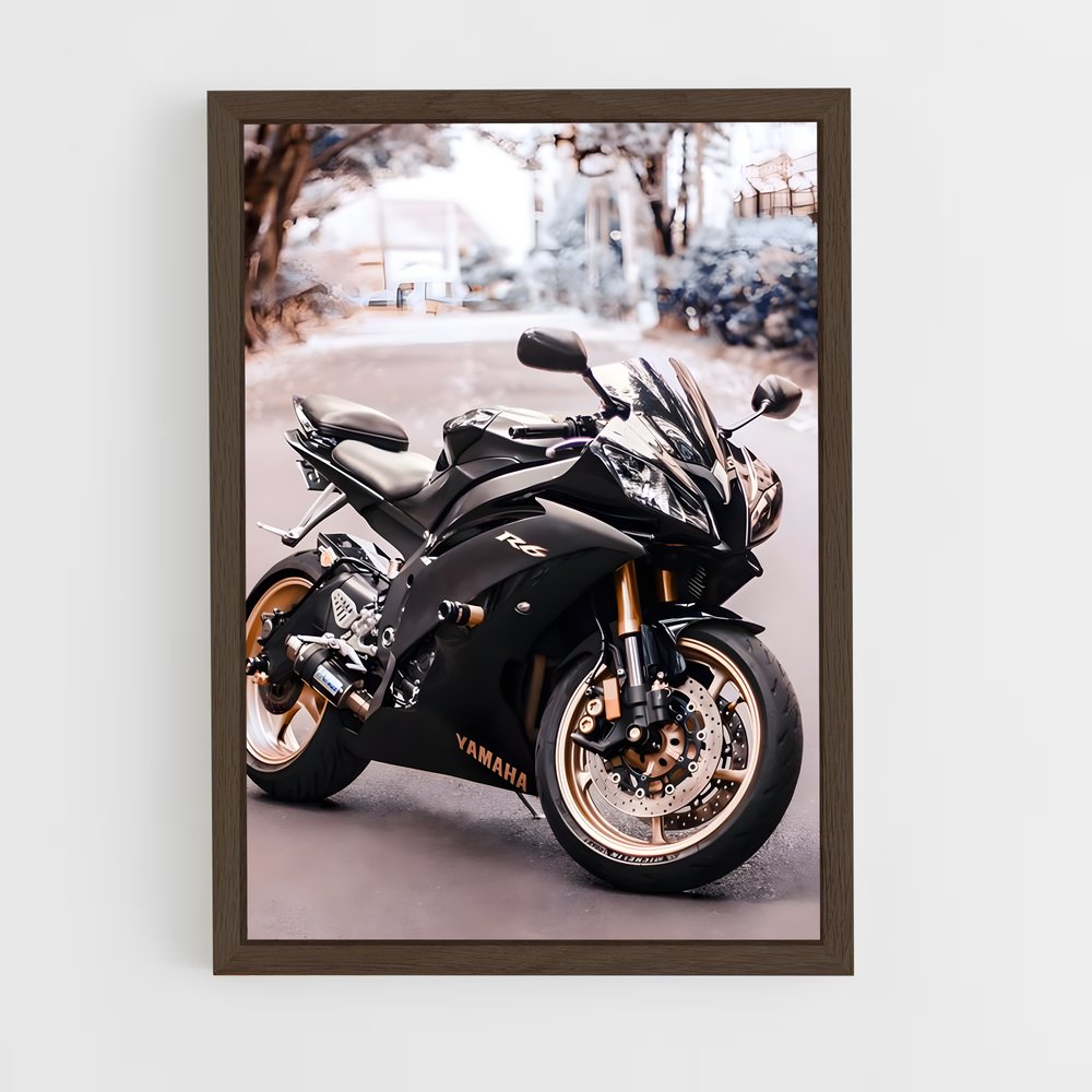 yamaha-6 cadre Bois foncé