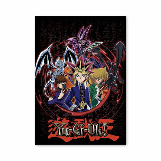 Póster Yu Gi Oh Tarjeta Trasera