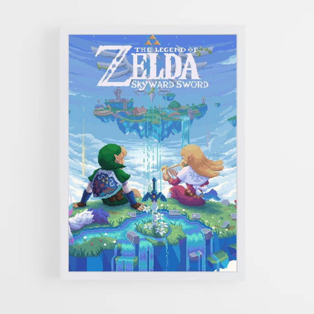 Póster Zelda Espada hacia el cielo